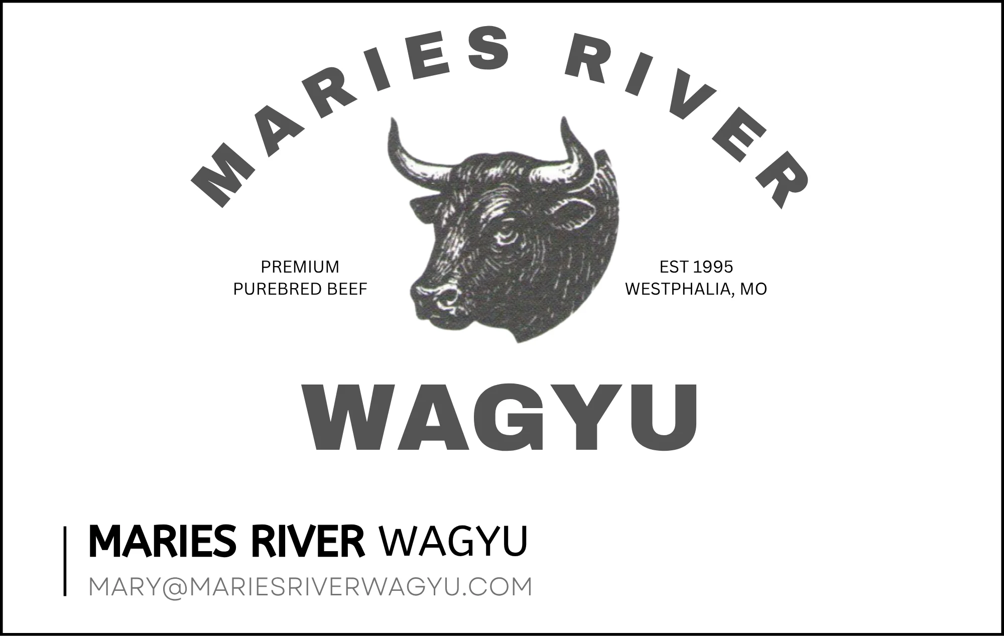 Maries River Wagyu supporting Trump Day Dinner with program book ad